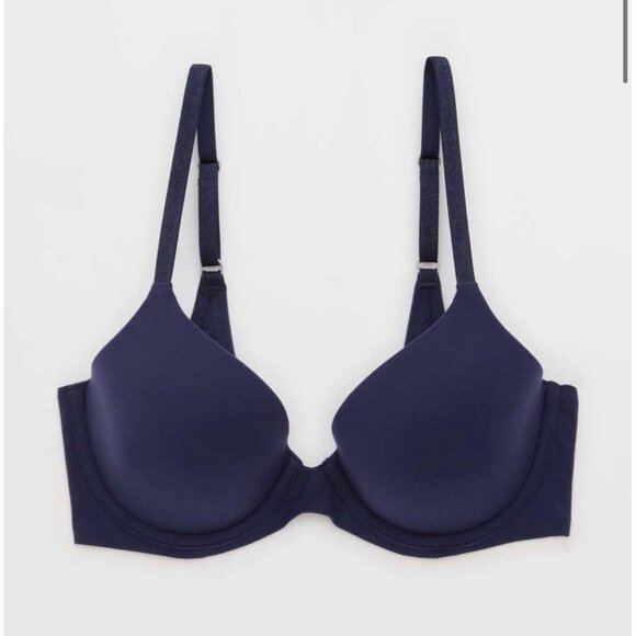 NWT Aerie Bra 34H Sunnie Lurex Strap Full Coverage Flex Underwire Lightly Lined - Picture 3 of 5
